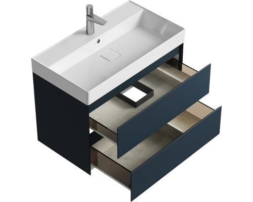 aqwella Тумба под умывальник 81x48 Geometria Прямоугольная цвет серый GE01082GRM