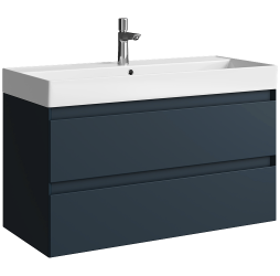 aqwella Тумба под умывальник 100x45 Geometria Прямоугольная цвет серый GE01102GRM