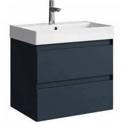 aqwella Тумба под умывальник 66,2x48 Geometria Прямоугольная цвет серый GE01652GRM+STG662X476GS