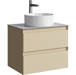 aqwella Тумба под умывальник 66,2x48 Geometria Прямоугольная цвет бежевый GE01652MD+STG662X476GS
