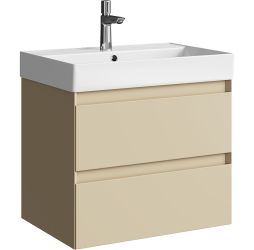 aqwella Тумба под умывальник 65,5x47 Geometria Прямоугольная цвет бежевый GE01652MD