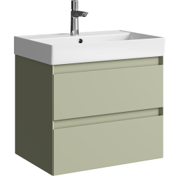 aqwella Тумба под умывальник 65,5x47 Geometria Прямоугольная цвет зелёный GE01652SH