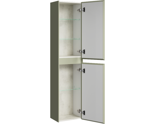 Пенал 35x25 Geometria Прямоугольная цвет зелёный GE0535SH