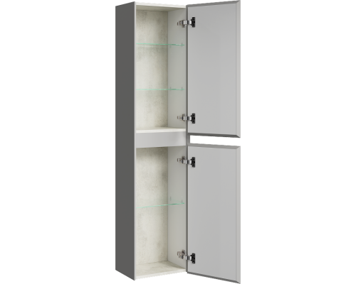 Пенал 35x25 Geometria Прямоугольная цвет светло-серый GE0535ST