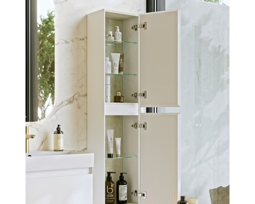 Пенал 35x25 Geometria Прямоугольная цвет белый GE0535WM