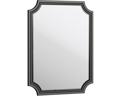 Зеркало Aqwella 72x2,5 LaDonna Прямоугольное цвет черный LAD0207BLK