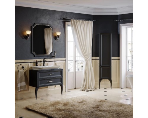 Зеркало Aqwella 72x2,5 LaDonna Прямоугольное цвет белый LAD0207W