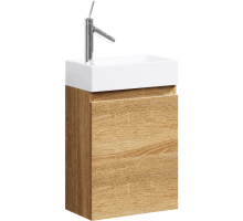 AQWELLA Тумба под умывальник 40x22 Leon-MP Прямоугольная цвет дерево светлое Ln-MP.01.04/DS