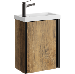 aqwella Тумба под умывальник 45,5x25 Urban Прямоугольная цвет дерево темное URB0145DB