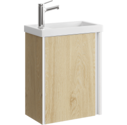 aqwella Тумба под умывальник 45,5x25 Urban Прямоугольная цвет дерево светлое URB0145DD