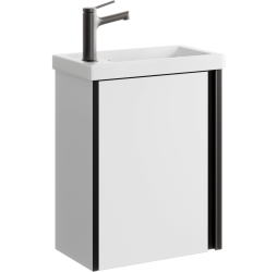 aqwella Тумба под умывальник 45,5x25 Urban Прямоугольная цвет белый URB0145W