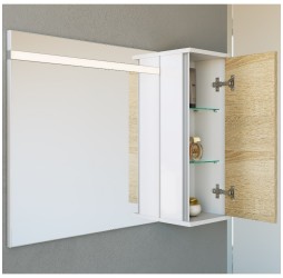 aqwella Шкаф навесной 25x17 Miami Прямоугольная цвет дерево светлое Mai.04.25