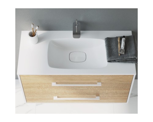 aqwella Тумба под умывальник 97,5x46 Miami Прямоугольная цвет дерево светлое MAI0110