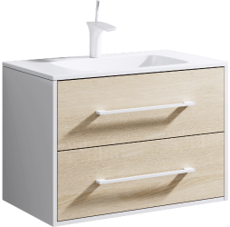 aqwella Тумба под умывальник 76x46 Miami Прямоугольная цвет дерево светлое MAI0175