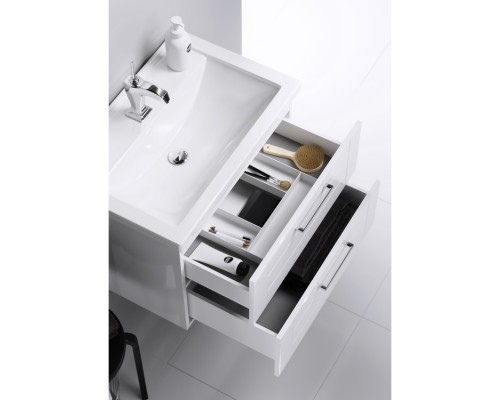 aqwella Тумба под умывальник 81x46 Manchester Прямоугольная цвет белый MAN01082