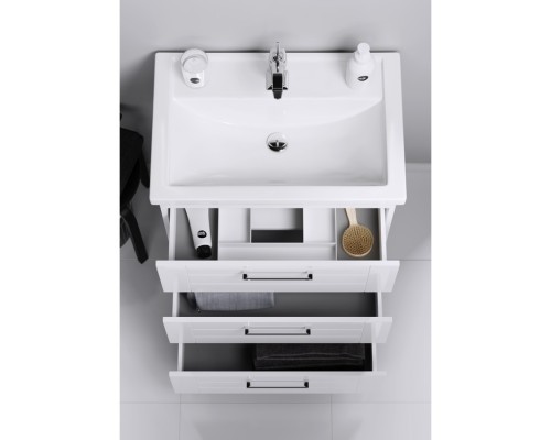 aqwella Тумба под умывальник 81x46 Manchester Прямоугольная цвет белый MAN01083