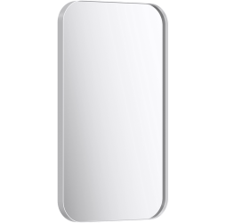 Зеркало aqwella 50x4 RM Прямоугольная цвет белый RM0205W