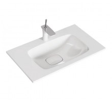 Раковина Malaga 45×75×18 см белый (литьевой мрамор) накладная