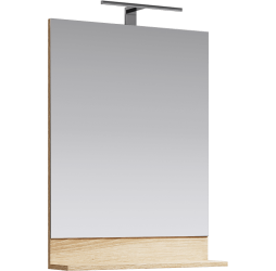 Зеркало AQWELLA 60x14 Foster Прямоугольная цвет дерево светлое FOS0206DS