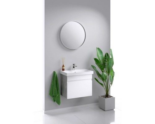 Зеркало Aqwella RM0206W 60 см круглое, белое