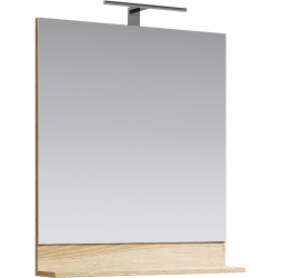 Зеркало AQWELLA 70x14 Foster Прямоугольная цвет дерево светлое FOS0207DS