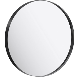 Зеркало Aqwella RM RM0206BLK 60 см круглое, черное