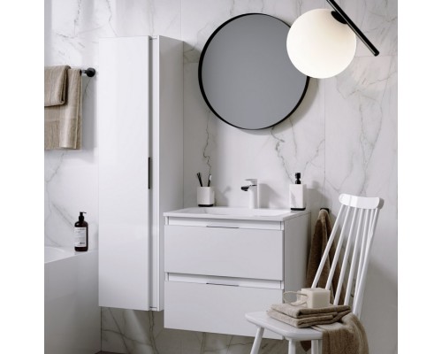 Зеркало Aqwella RM RM0206BLK 60 см круглое, черное