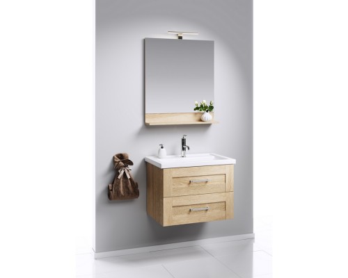 Зеркало Aqwella 70x14 Foster Прямоугольное цвет дерево светлое FOS0207DS