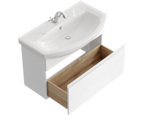 aqwella Тумба под умывальник 87,5x45,5 Rodos Прямоугольная цвет белый ROD01081