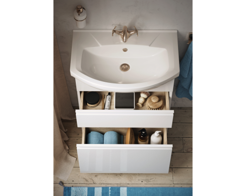 aqwella Тумба под умывальник 87,5x45,5 Rodos Прямоугольная цвет белый ROD01082N