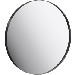 Зеркало Aqwella RM0208BLK 80 см круглое, черное