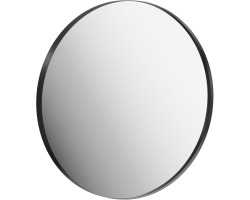 Зеркало Aqwella RM0208BLK 80 см круглое, черное