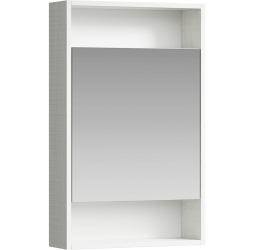 aqwella Зеркальный шкаф 50x15 City Прямоугольная цвет дерево светлое SIT0405DK