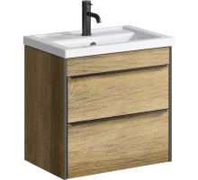 aqwella Тумба под умывальник 61x41 Fargo Прямоугольная цвет дерево тёмное FRG0106DB