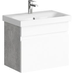 aqwella Тумба под умывальник 60x38 Smart Прямоугольная цвет бетон светлый SRT0106BS