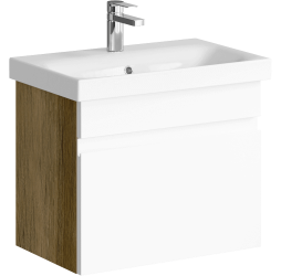 aqwella Тумба под умывальник 60x38 Smart Прямоугольная цвет дерево тёмное SRT0106DB