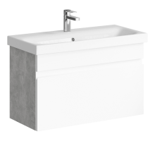 aqwella Тумба под умывальник 80x38 Smart Прямоугольная цвет бетон светлый SRT0108BS