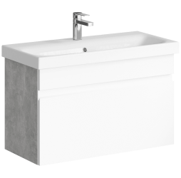 aqwella Тумба под умывальник 80x38 Smart Прямоугольная цвет бетон светлый SRT0108BS