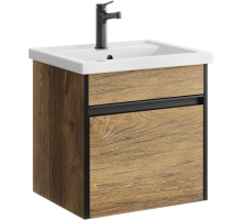 aqwella Тумба под умывальник 50x40 Urban Прямоугольная цвет дерево темное URB0105DB