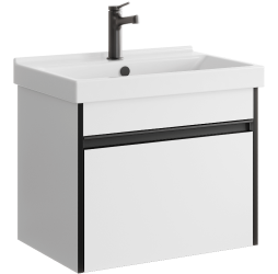 aqwella Тумба под умывальник 60,5x40 Urban Прямоугольная цвет белый URB0106W