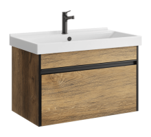 aqwella Тумба под умывальник 80x45 Urban Прямоугольная цвет дерево темное URB0108DB