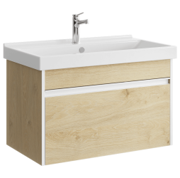 aqwella Тумба под умывальник 80x45 Urban Прямоугольная цвет дерево светлое URB0108DD