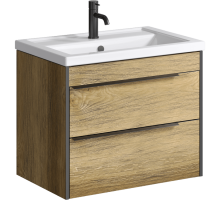 aqwella Тумба под умывальник 71x46 Fargo Прямоугольная цвет дерево тёмное FRG0107DB