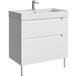 aqwella Тумба под умывальник 81x45,5 Vancouver Прямоугольная цвет белый VAN01082N