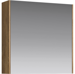aqwella Зеркальный шкаф 61x17 Mobi Прямоугольная цвет дерево тёмное MOB0406+MOB0717DB