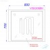 Зеркало Aqwella Vision 80 см VIS0208BH с подсветкой