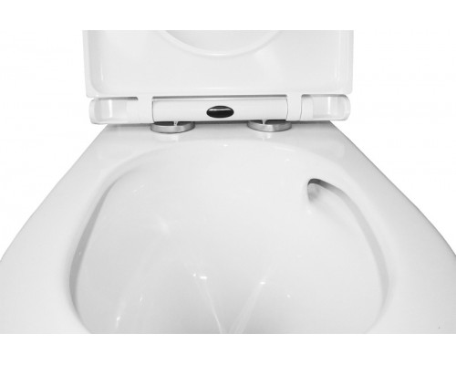 Унитаз-моноблок напольный безободковый Azario Scala AZ-8101 с сидением микролифт, смыв Tornado