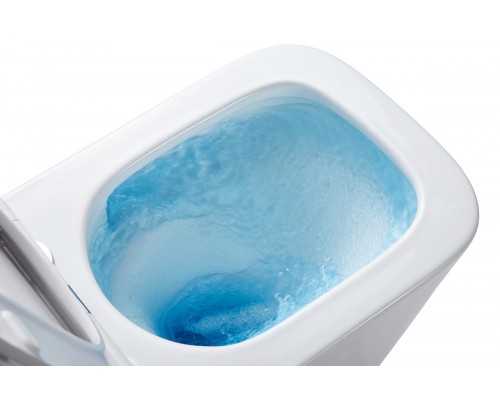 Azario AZ-0052-UQ Teramo Унитаз подвесной, безободковый, с сиденьем микролифт, 49х34 см, белый