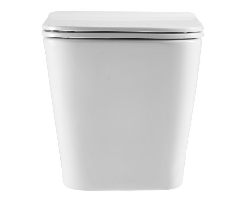 Azario AZ-0052-UQ Teramo Унитаз подвесной, безободковый, с сиденьем микролифт, 49х34 см, белый