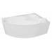 Ванна акриловая ROSA 150*100 правая, с ножками Standard, BONITO HOME, BH-RA-101-150P/St, Польша